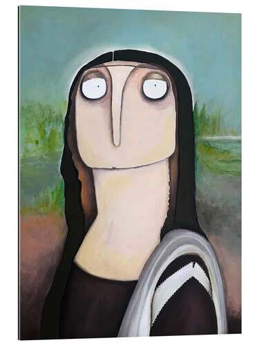 Gallery print Mona Lisa, Based on da Vinci