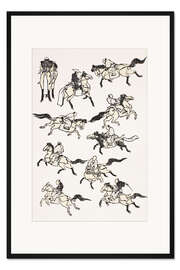 Gerahmter Kunstdruck Samurai