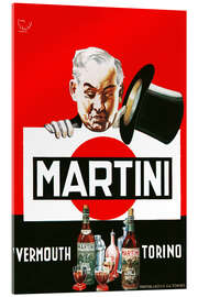 Stampa su vetro acrilico  Martini &amp; Rossi Vermouth