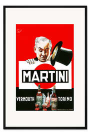 Gerahmter Kunstdruck Martini &amp; Rossi Vermouth