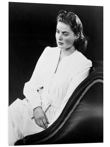 Foam board print Ingrid Bergman