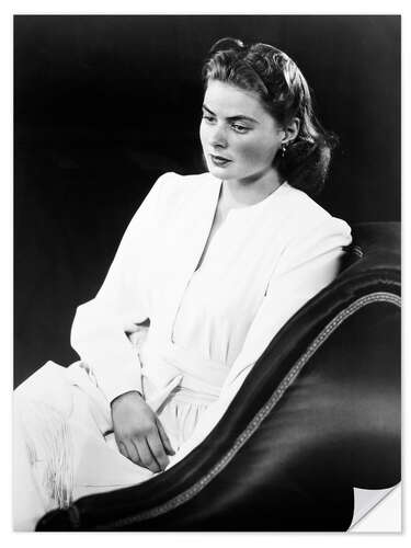 Wandsticker Ingrid Bergman
