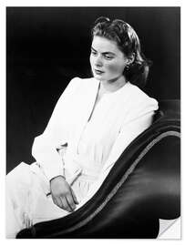 Selvklebende plakat Ingrid Bergman