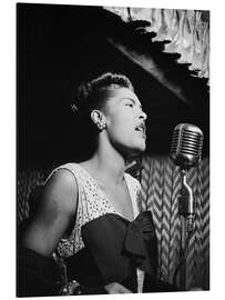 Aluminium print Billie Holiday