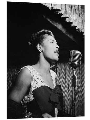Quadro em PVC Billie Holiday
