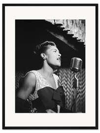 Gerahmter Kunstdruck Billie Holiday