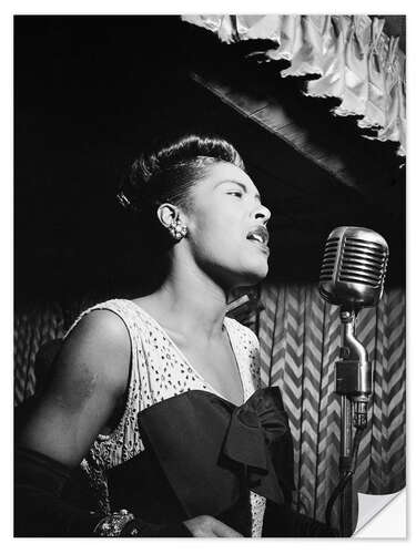 Wall sticker Billie Holiday