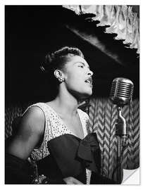 Naklejka na ścianę Billie Holiday