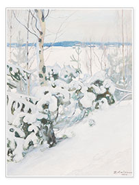 Wandbild  Wintertag - Pekka Halonen