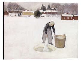 Magnettafel Waschen auf dem Eis