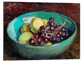 Aluminium print Still life with fruit