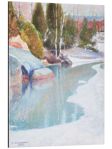 Aluminium print Early Spring