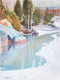 Magnettafel Vorfrühling