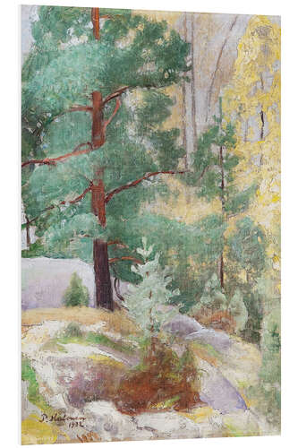 Foam board print Autumn landscape