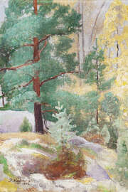 Magnettafel Herbstliche Landschaft