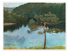 Wandbild  Kiefer am Ufer - Pekka Halonen