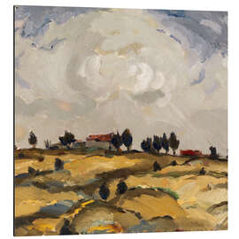 Obraz na aluminium Autumn Landscape with Clouds