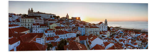 PVC-taulu Sunrise over Lisbon, Portugal