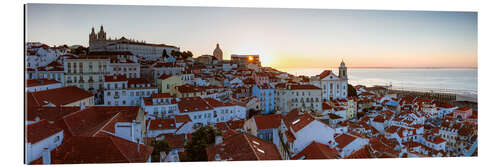 Gallery print Sunrise over Lisbon, Portugal