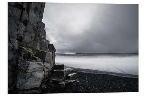 PVC print Rocky coast, Iceland