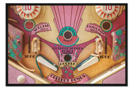 Gerahmter Kunstdruck Vintage-Flipper