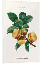 Magnettafel Burger-Pflanze