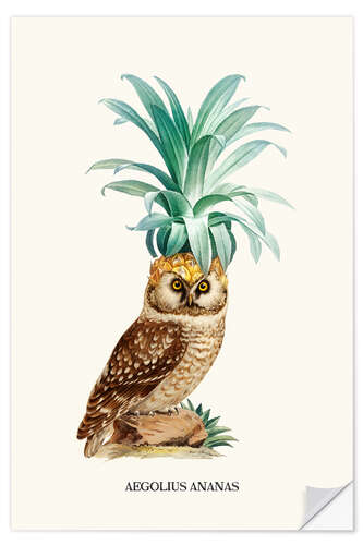 Vinilo para la pared Pineappowl II