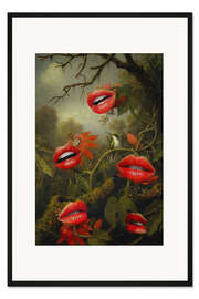 Gerahmter Kunstdruck Dschungel der Raubtiere