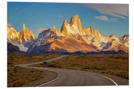 PVC print Fitz Roy in Patagonia