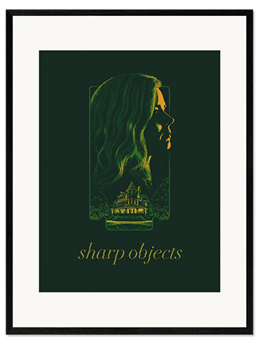 Innrammet kunsttrykk Sharp Objects