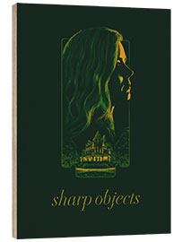 Cuadro de madera Sharp Objects