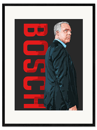 Ingelijste kunstdruk Bosch