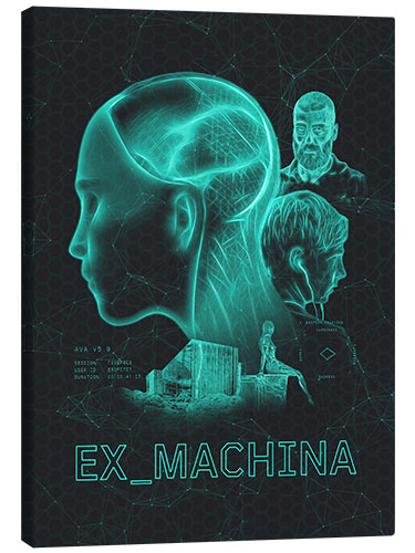 Tableau sur toile Ex Machina