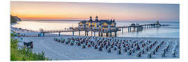 Foam board print Ostseebad Sellin on the island of Rügen