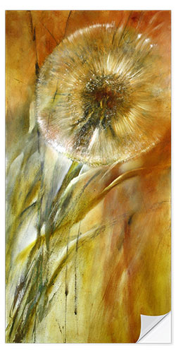 Autocolante decorativo Yellow dandelion