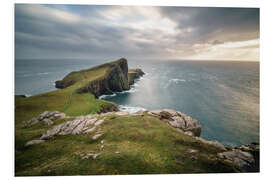 Foam board print Sunset by the sea Scotland Isle of Skye