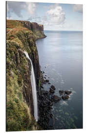 Aluminium print Isle of Skye waterfall