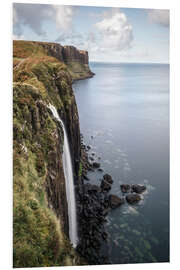 Hartschaumbild Wasserfall Isle of Skye