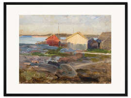 Gerahmter Kunstdruck Landschaft aus Åland