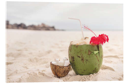 Acrylic print Coconut