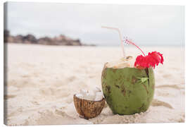 Lerretsbilde Coconut - Road To Aloha