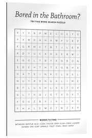 Gallery print Bathroom Word Search