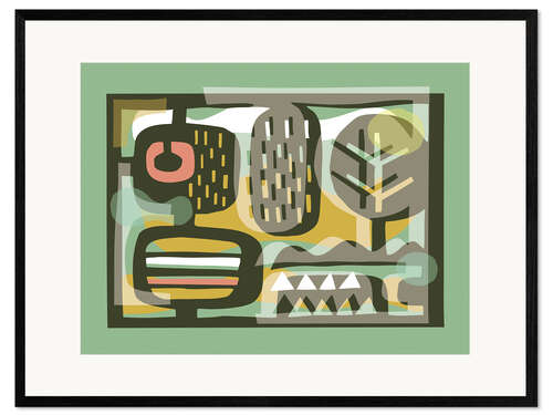 Gerahmter Kunstdruck Herbst