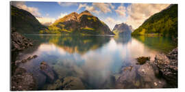 Gallery print Over the fjord in Norway