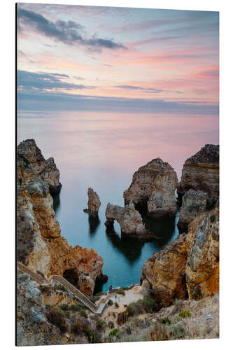 Cuadro de aluminio Amanecer en la costa del Algarve