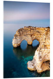 Acrylic print Arch rock, Algarve, Portugal