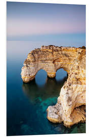 Foam board print Arch rock, Algarve, Portugal