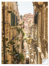 Adesivo murale Strade di Dubrovnik