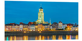 Hartschaumbild Deventer am Fluss IJssel, Niederlande