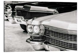 Aluminium print Classic cars from the seventies